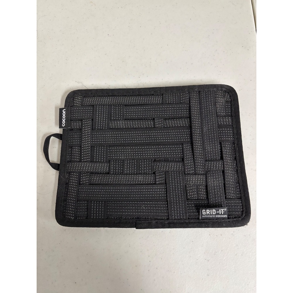 Cocoon GRID-IT! Accessory Organizer Black CPG7BK Tech Cable Management EDC Case‎